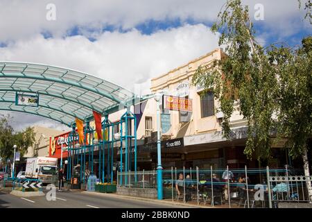 Wilson Street, Central Business District, Burnie City, Tasmanien, Australien Stockfoto