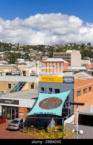 Marine Terrace, Central Business District, Burnie City, Tasmanien, Australien Stockfoto