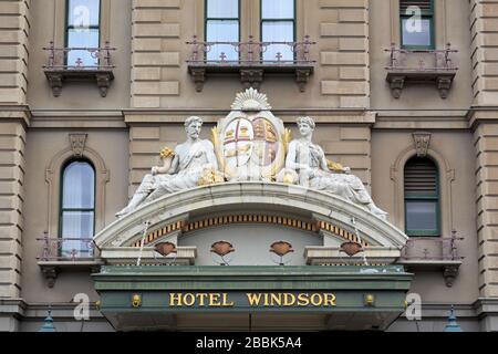 Hotel Windsor, Melbourne, Victoria, Australien Stockfoto