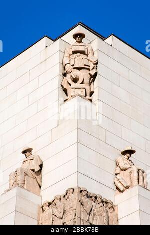 ANZAC war Memorial im Hyde Park, Central Business District, Sydney, New South Wales, Australien Stockfoto