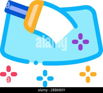 Darstellung der Vektordarstellung des Symbols "Betankpistole" Stock Vektor