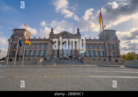 Ein schöner Blick auf die Stadt Berlin in Deutschland Stockfoto