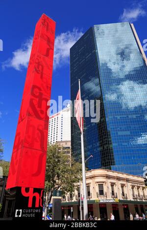 Tower Gateway & Custom es House Square, Circular Quay, Sydney, New South Wales, Australien Stockfoto