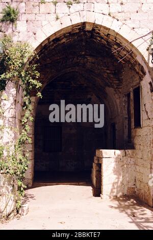 Mount Lebanon El Metn Libanesischer antiker Hof Stockfoto