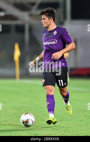 Florenz, Italien. Januar 2020. riccardo sottil (fiorentina) während der ACF Fiorentina Italian Soccer Serie A Saison 2019/20, italienisches Serie A Fußballspiel in Florenz, Italien, 01. Januar 2020 Gutschrift: Unabhängige Fotoagentur/Alamy Live News Stockfoto