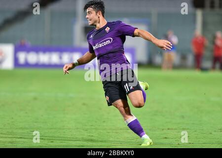 Florenz, Italien. Januar 2020. riccardo sottil (fiorentina) während der ACF Fiorentina Italian Soccer Serie A Saison 2019/20, italienisches Serie A Fußballspiel in Florenz, Italien, 01. Januar 2020 Gutschrift: Unabhängige Fotoagentur/Alamy Live News Stockfoto