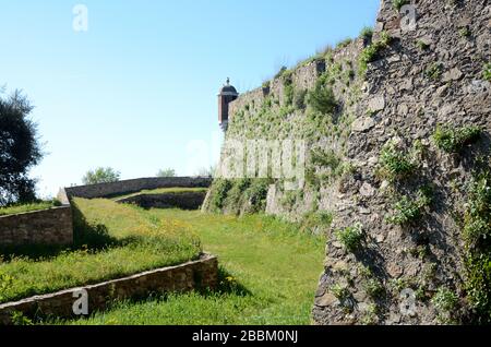 Zitadelle von Saint Tropez oder Schloss & Moat Var Côte d'Azur Frankreich Stockfoto