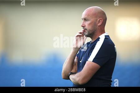 Colchester United Manager John McGreal Stockfoto