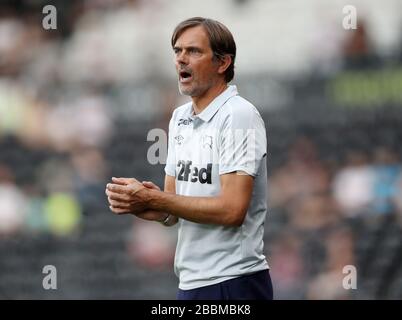 Derby County Manager Phillip Cocu Stockfoto