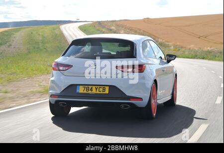 2015 SEAT Leon Cupra-Ultimate, spanische Heißluke Stockfoto