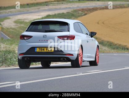 2015 SEAT Leon Cupra-Ultimate, spanische Heißluke Stockfoto