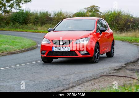 2015 SITZ Ibiza Kompaktwagen Stockfoto