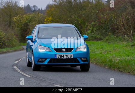 2015 SITZ Ibiza Kompaktwagen Stockfoto