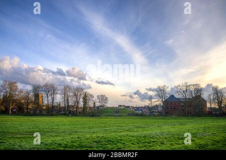 Towcester Water Wiesen, Northamptonshire, England Stockfoto