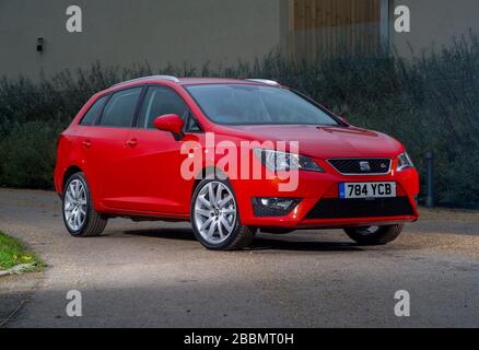 2015 SITZ Ibiza Kompaktwagen Stockfoto