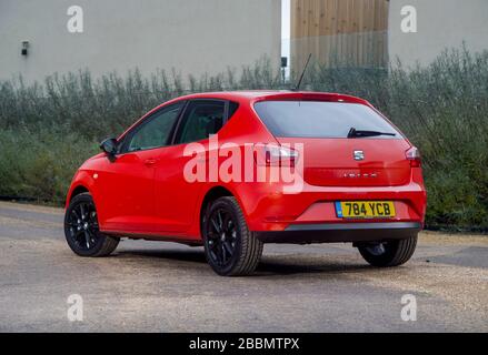 2015 SITZ Ibiza Kompaktwagen Stockfoto