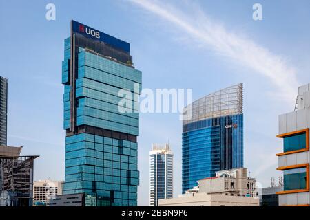 Moderne Architektur, Jakarta, Indonesien. Stockfoto