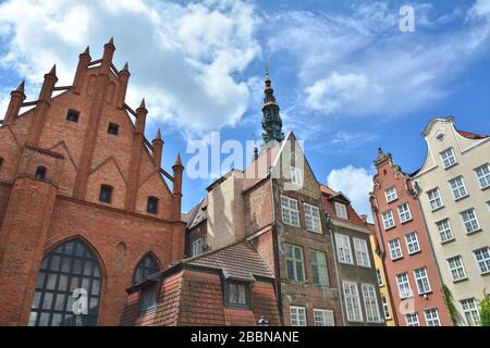 Altstadt von Gdansk, Polen. Dlugi Targ Straße Stockfoto