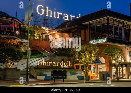 Ghirardelli Square at Dawn Stockfoto