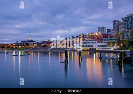 Ghirardelli Square at Dawn Stockfoto