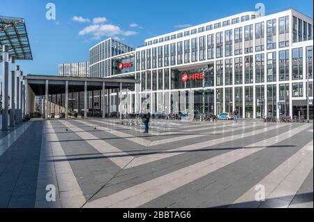 Gebäudezentrale von HRS, Hotelreservierung, Hotelbuchungsportal, Breslauer Platz, Köln, Deutschland, Stockfoto