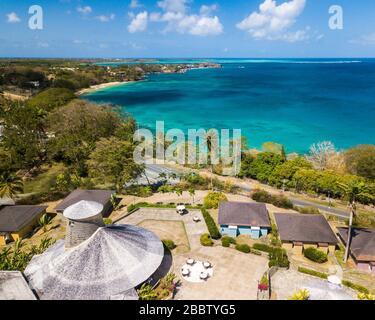 Mount Irvine Bay Beach In Tobago Karibik Stockfoto