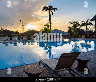 Mount Irvine Bay Beach In Tobago Karibik Stockfoto