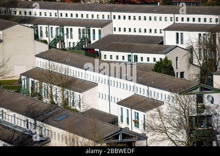 SchŸngelberg Wohnungsbau, Neuentwicklung, Baujahr 1993 im Rahmen der IBA Gelsenkirchen Stockfoto