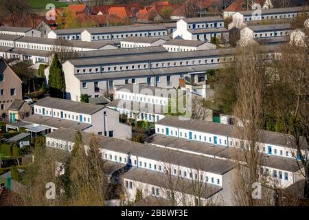 SchŸngelberg Wohnungsbau, Neuentwicklung, Baujahr 1993 im Rahmen der IBA Gelsenkirchen Stockfoto