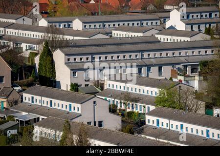 SchŸngelberg Wohnungsbau, Neuentwicklung, Baujahr 1993 im Rahmen der IBA Gelsenkirchen Stockfoto