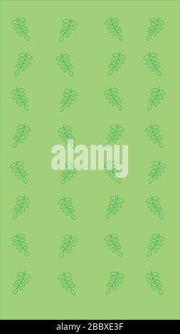 Grüne Blatt-Muster Stock Vektor