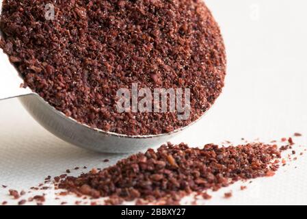 Ground Sumac aus aTespon verschüttet Stockfoto