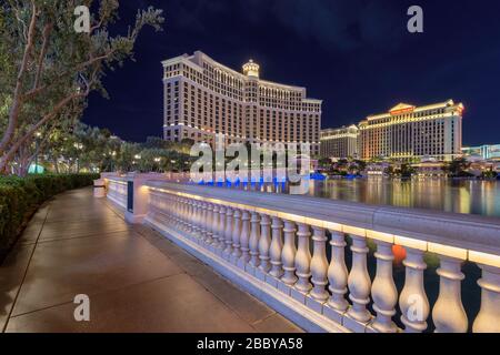Bellagio Hotel und Casino in Las Vegas, Nevada Stockfoto