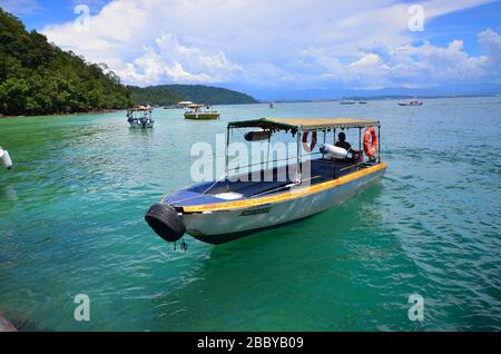 Natürliche Landschaft von Sabah in Malaysia Stockfoto