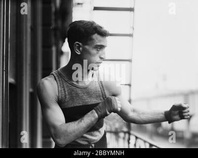 Der amerikanische Leichtgewichtsboxer Leach Cross Ca. 1910-1915 Stockfoto