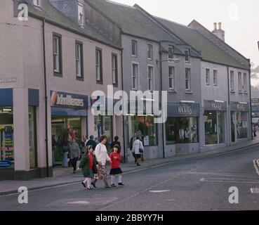 1994, Stranraer Town Center, South West Scotland, Großbritannien Stockfoto