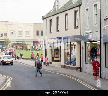 1994, Stranraer Town Center, South West Scotland, Großbritannien Stockfoto
