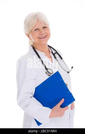 Porträt von lächelnden Ärztin Stockfoto
