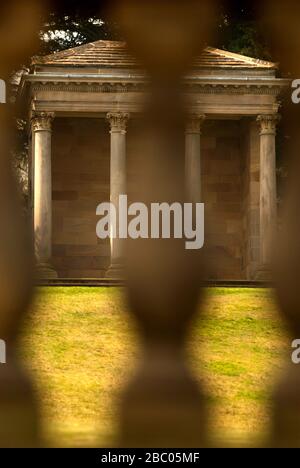 Der Korinthische Tempel, Wentworth Castle Gardens, South Yorkshire Stockfoto