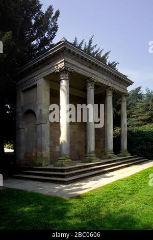 Der Korinthische Tempel, Wentworth Castle Gardens, South Yorkshire Stockfoto