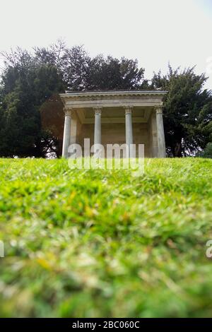 Der Korinthische Tempel, Wentworth Castle Gardens, South Yorkshire Stockfoto