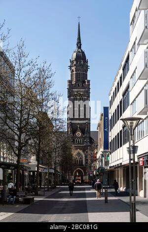 Kirche St. Dionysius Krefeld Stockfoto