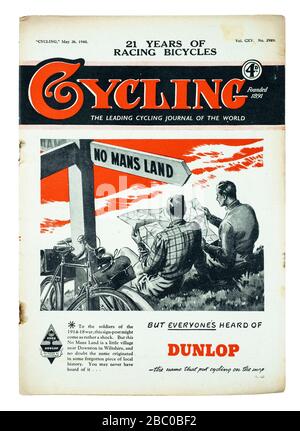 Britisches Magazin "Cycling" aus dem Jahr 1948 Stockfoto