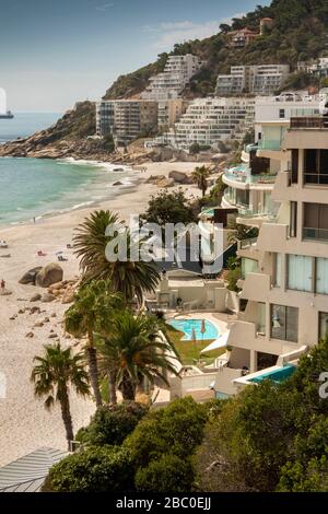 Südafrika, Kapstadt, Clifton, teure Strandgrundstücke über dem 1. Und 2. Strand Stockfoto