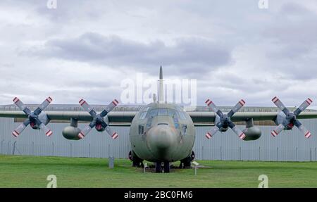 Lockheed Martin Hercules C130K Mk3, XV202 im RAF Cosford Museum Stockfoto