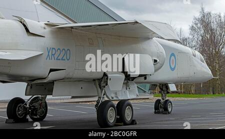 Tactical Strike and Reconnaissance 2 Aircraft (TSR2) im RAF Cosford Museum Stockfoto