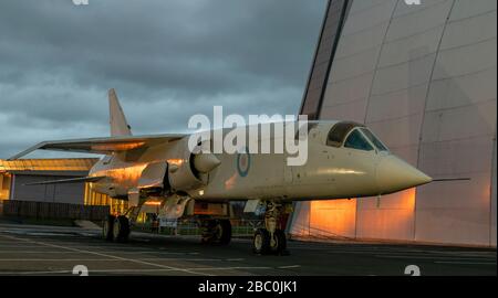 Tactical Strike and Reconnaissance 2 Aircraft (TSR2) im RAF Cosford Museum Stockfoto