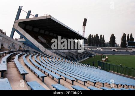 SK Slovan Bratislava Fußballplatz, Tehelne Pole, Bratislava, Slowakei Stockfoto