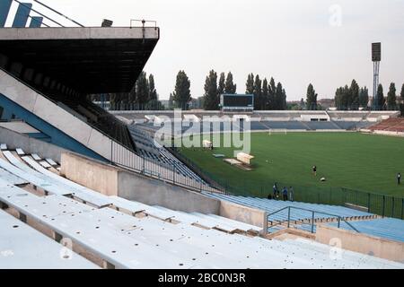 SK Slovan Bratislava Fußballplatz, Tehelne Pole, Bratislava, Slowakei Stockfoto
