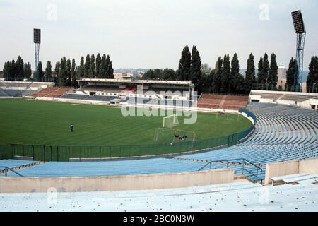 SK Slovan Bratislava Fußballplatz, Tehelne Pole, Bratislava, Slowakei Stockfoto
